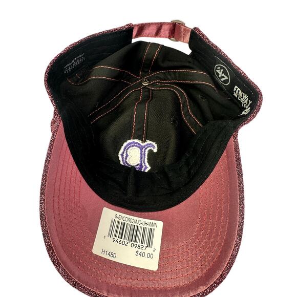 Rare pink sparkling RED SOX hat 47 brand NWT main image 4